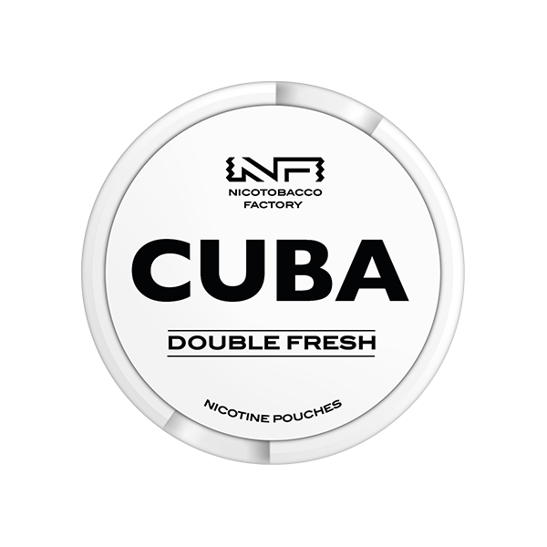 Sachets de nicotine blanche CUBA 16 mg - 25 sachets