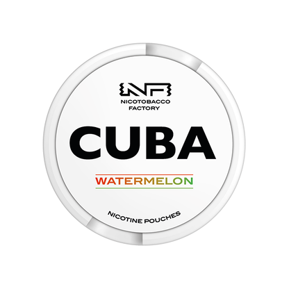 Sachets de nicotine blanche CUBA 16 mg - 25 sachets