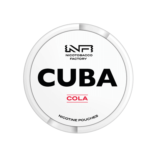 16mg CUBA White Nicotine Pouches - 25 Pouches - Online Vape Shop