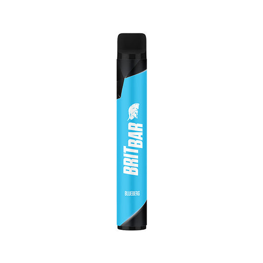 Dispositif jetable de vape de barre de 20mg Brit 575 bouffées