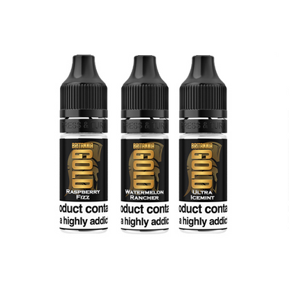 Britannia Gold 0mg 10ml E-Liquides (40VG/60PG)