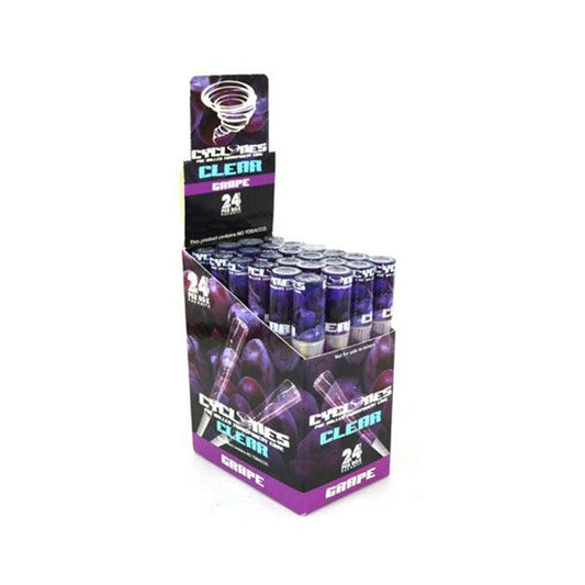 Cyclones Pre Rolled Clear Cones - 24 pack - Online Vape Shop