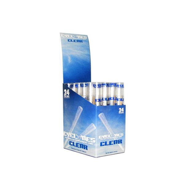 Cyclones Pre Rolled Clear Cones - 24 pack - Online Vape Shop
