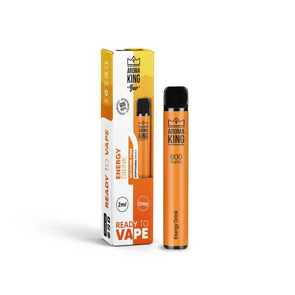 Dispositif jetable de Vape de la barre 600 de 0mg Aroma King 600 bouffées