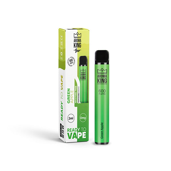 Dispositif jetable de Vape de la barre 600 de 0mg Aroma King 600 bouffées