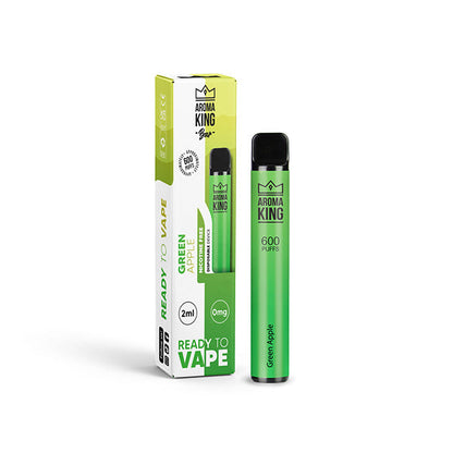 Dispositif jetable de Vape de la barre 600 de 0mg Aroma King 600 bouffées