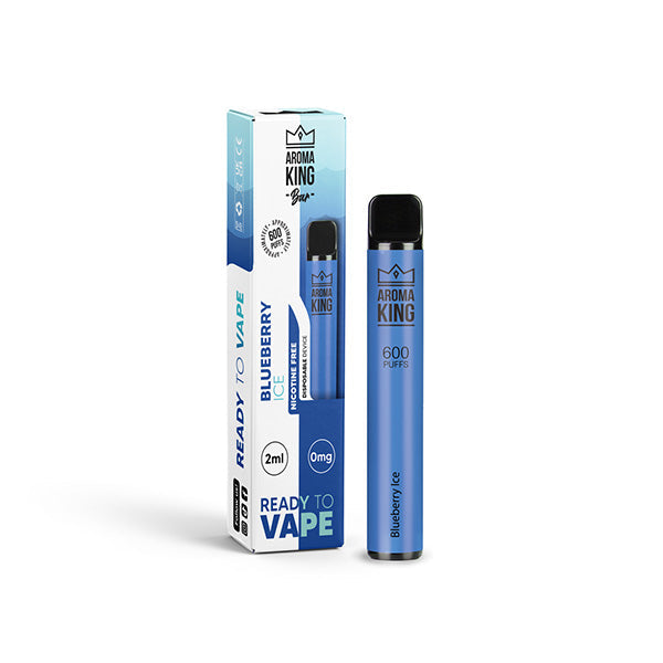 Dispositif jetable de Vape de la barre 600 de 0mg Aroma King 600 bouffées