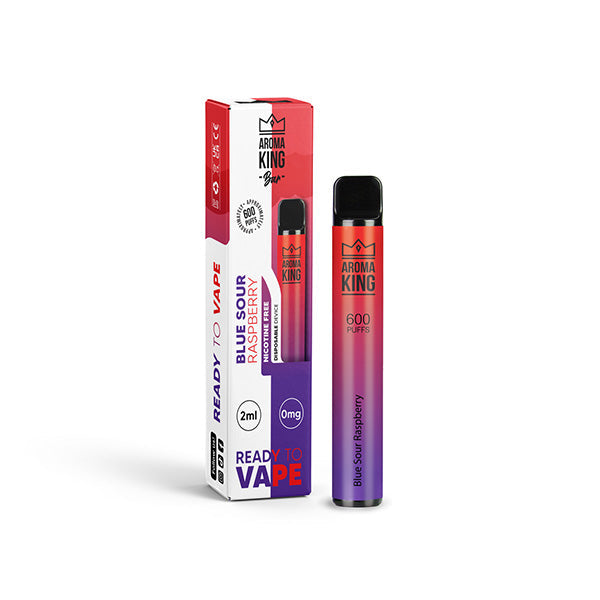 Dispositif jetable de Vape de la barre 600 de 0mg Aroma King 600 bouffées