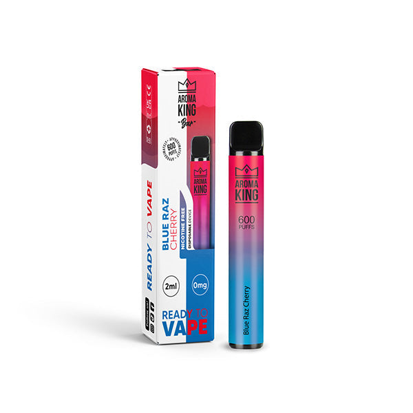 Dispositif jetable de Vape de la barre 600 de 0mg Aroma King 600 bouffées