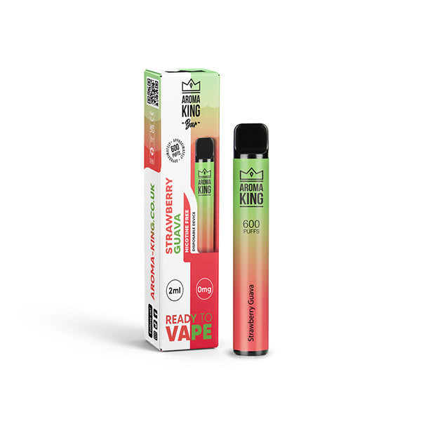 Dispositif jetable de Vape de la barre 600 de 0mg Aroma King 600 bouffées
