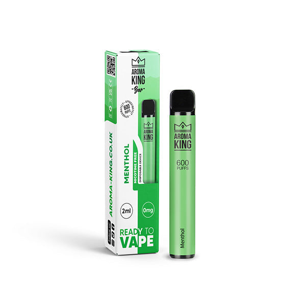 Dispositif jetable de Vape de la barre 600 de 0mg Aroma King 600 bouffées