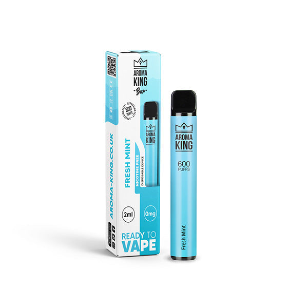 Dispositif jetable de Vape de la barre 600 de 0mg Aroma King 600 bouffées
