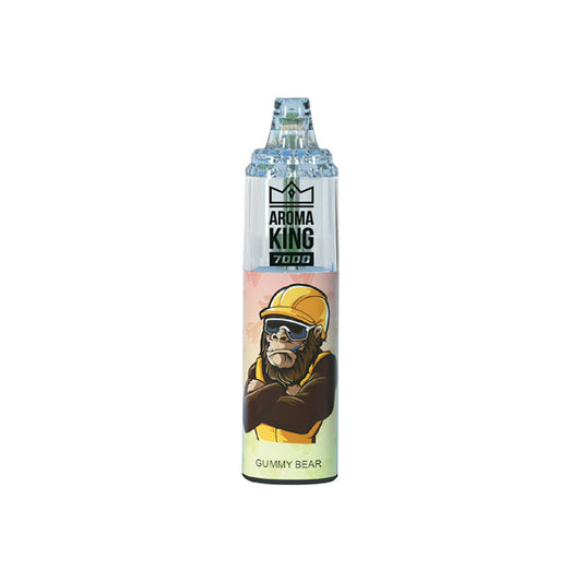 Dispositif jetable de Vape de Tornado du Roi Aroma 0mg 7000 souffles