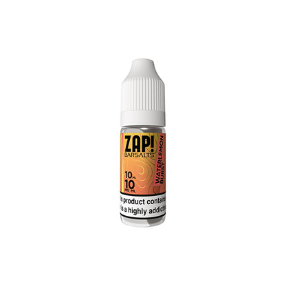 10 mg de ZAP ! Barre Sels Sel de Nic 10ml (50VG/50PG)