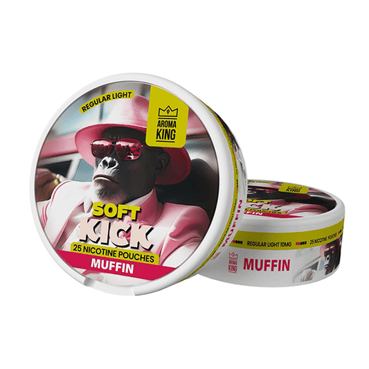 10mg Aroma King Soft Kick Nicotine Pouches - 25 Pouches - Online Vape Shop