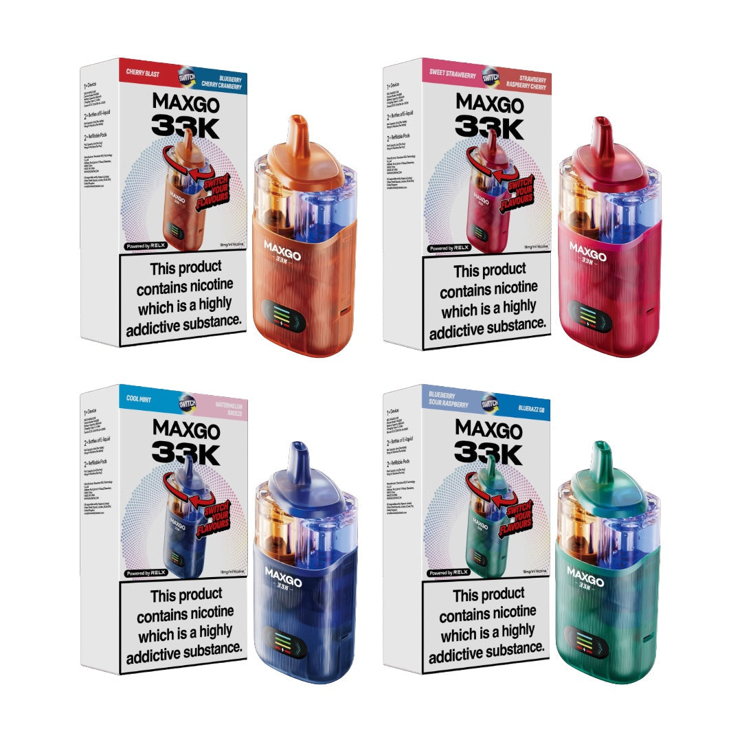 18mg Relx Maxgo 33K Prefilled Pod Vape Kit 25W