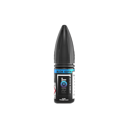 5mg Riot Squad Black Edition V2 Nic Salts 10ml (50VG/50PG) - Online Vape Shop