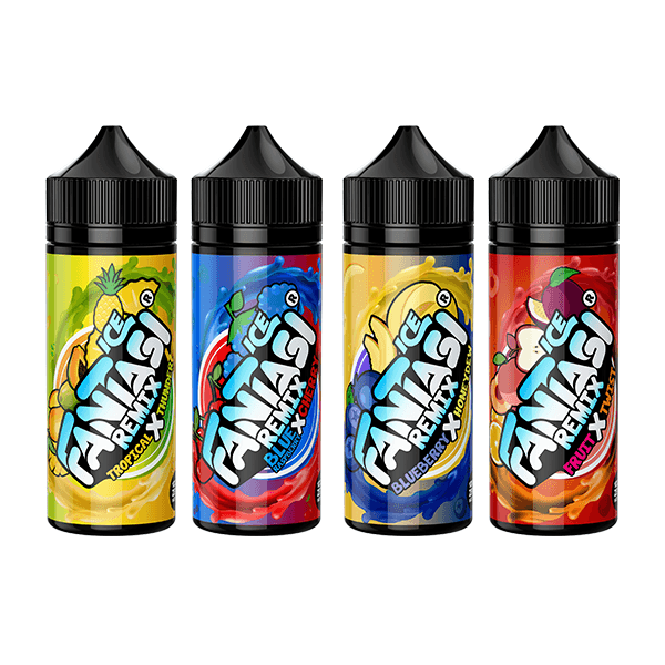 0mg Fantasi Ice Remix 100ml Shortfill E-Liquid (70VG/30PG) - Online Vape Shop