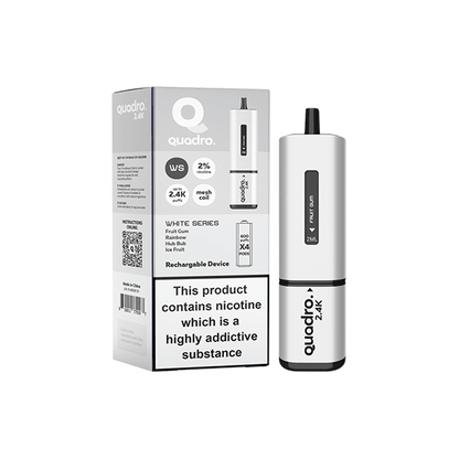 20mg Quadro 2.4K Pod Vape Kit 2400 Puffs - Online Vape Shop
