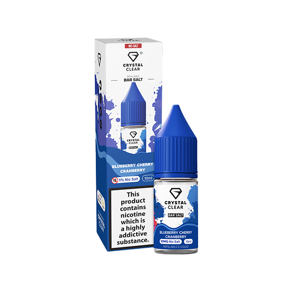 Crystal Clear Bar Salt 10MG 10ml (50VG/50PG)