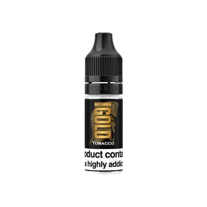 Britannia Gold 0mg 10ml E-Liquides (40VG/60PG)