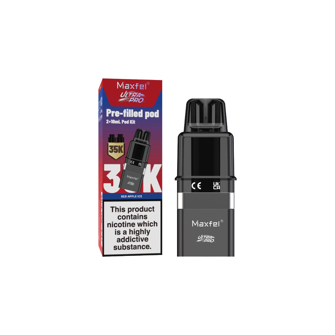 20mg Maxfel Ultra Pro Replacement Prefilled Pods 17500 Puffs