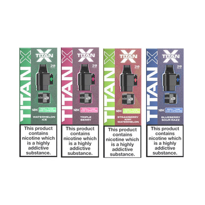 Titan X 10k Puff Prefilled 20MG Pods