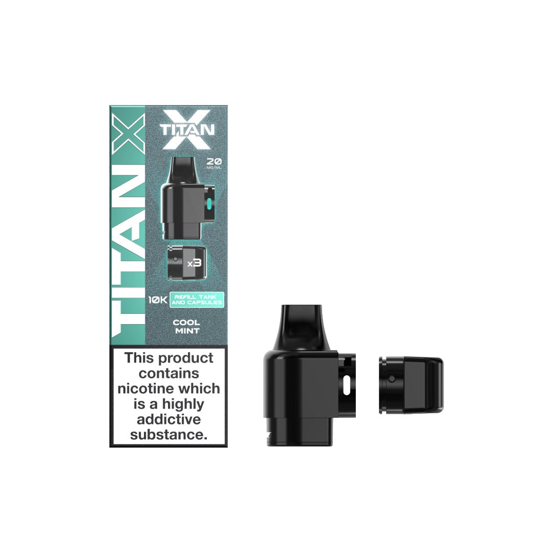 Titan X 10k Puff Prefilled 20MG Pods