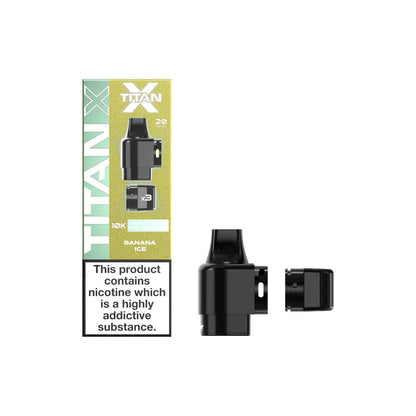 Titan X 10k Puff Prefilled 20MG Pods