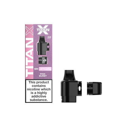 Titan X 10k Puff Prefilled 20MG Pods