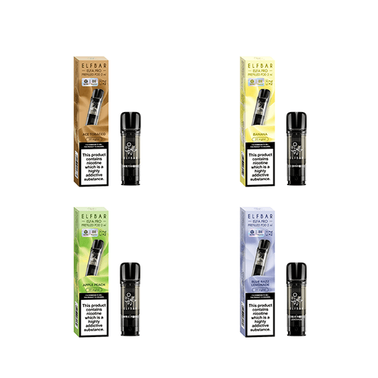 ELF Bar ELFA Pro 20mg Replacement Prefilled Pods - 2ml - Online Vape Shop