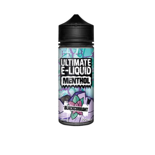 Ultimate E-liquid Menthol by Ultimate Puff 100ml Shortfill 0mg (70VG/30PG) - Online Vape Shop