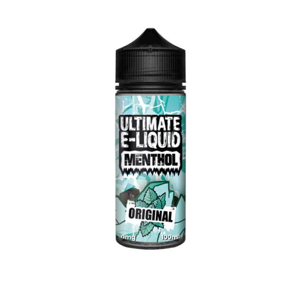 Ultimate E-liquid Menthol by Ultimate Puff 100ml Shortfill 0mg (70VG/30PG) - Online Vape Shop