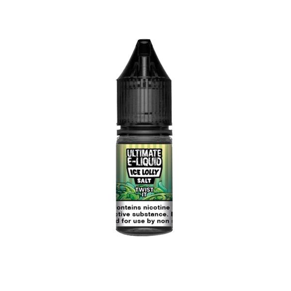 10mg Ultimate E-liquid Ice Lolly Nic Salts 10ml (50VG/50PG) - Online Vape Shop