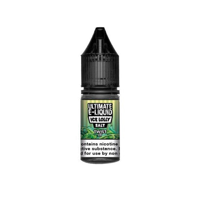 10mg Ultimate E-liquid Ice Lolly Nic Salts 10ml (50VG/50PG) - Online Vape Shop