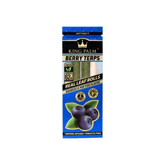 2 King Palm Flavoured Slim 1.5G Rolls - Online Vape Shop