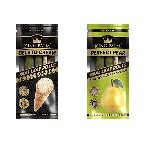 2 King Palm 0.5g Flavoured Wrap Rollies - Online Vape Shop