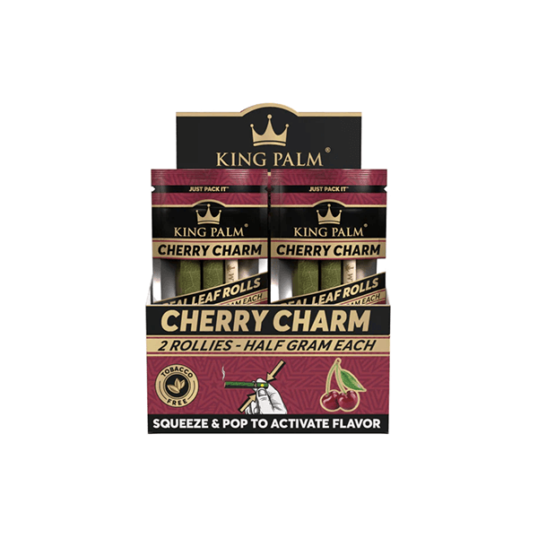 20 King Palm 0.5g Flavoured Wrap Rollies - Display Pack - Online Vape Shop