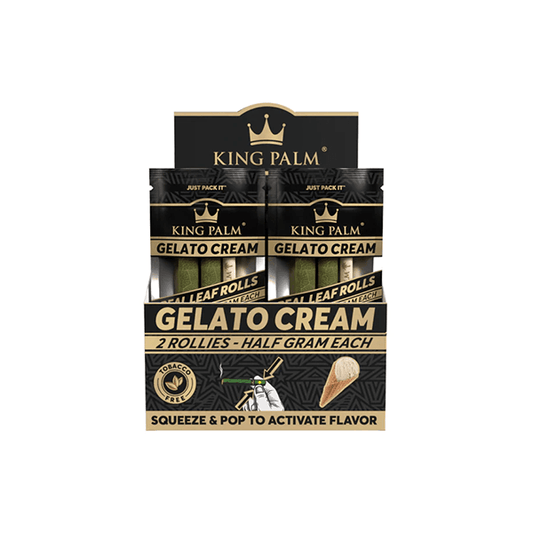20 King Palm 0.5g Flavoured Wrap Rollies - Display Pack - Online Vape Shop