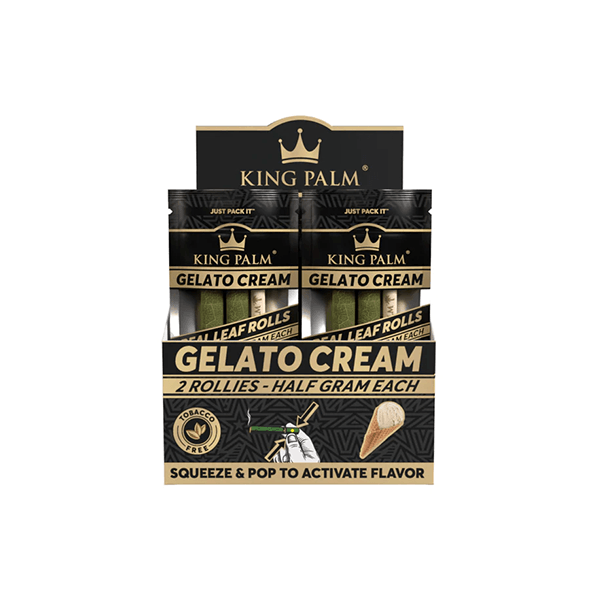 20 King Palm 0.5g Flavoured Wrap Rollies - Display Pack - Online Vape Shop