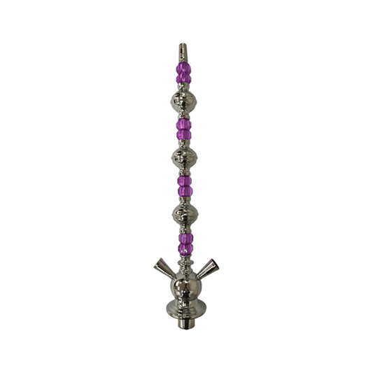 Large Glass Metal Shisha Stem - Assorted Colours - Online Vape Shop