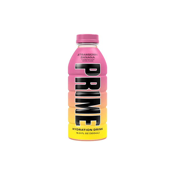 PRIME Hydration USA Strawberry Banana Sports Drink 500ml - Online Vape Shop