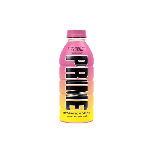 PRIME Hydration USA Strawberry Banana Sports Drink 500ml - Online Vape Shop