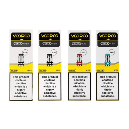 VooPoo PnP X Replacement Coils (0.15Ohm/0.2Ohm/0.3Ohm/0.6Ohm) - Online Vape Shop