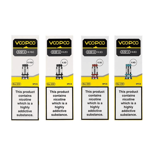 VooPoo PnP X Replacement Coils (0.15Ohm/0.2Ohm/0.3Ohm/0.6Ohm) - Online Vape Shop