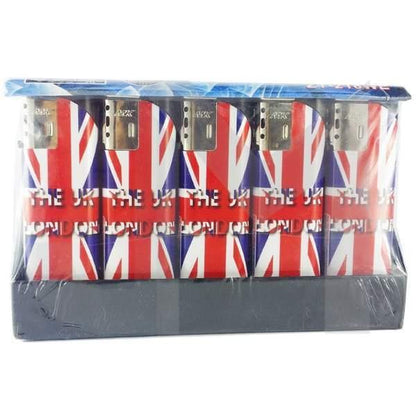 25 x 4Smoke Wind-Proof Printed Lighters - 218WE - Online Vape Shop