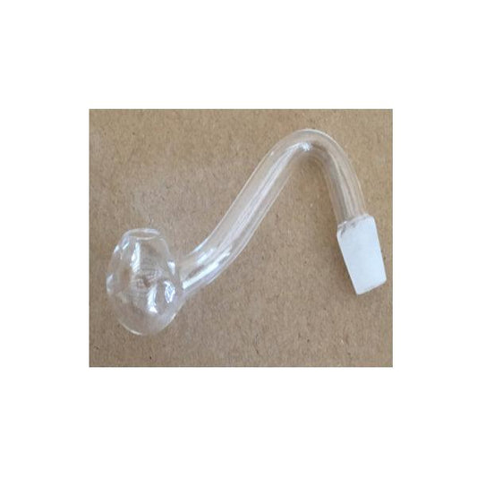 10 x S Shape 55mm Hook Polish Glass Pipe - GP126 - Online Vape Shop