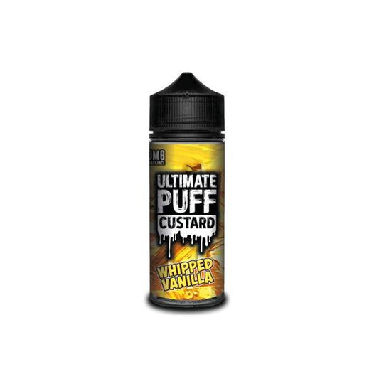 Ultimate Puff Custard 0mg 100ml Shortfill (70VG/30PG) - Online Vape Shop