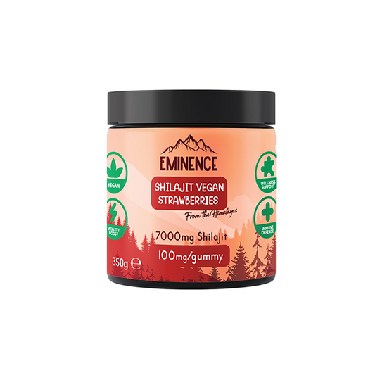 Eminence 7000mg Shilajit Gummies végétaliens 350g