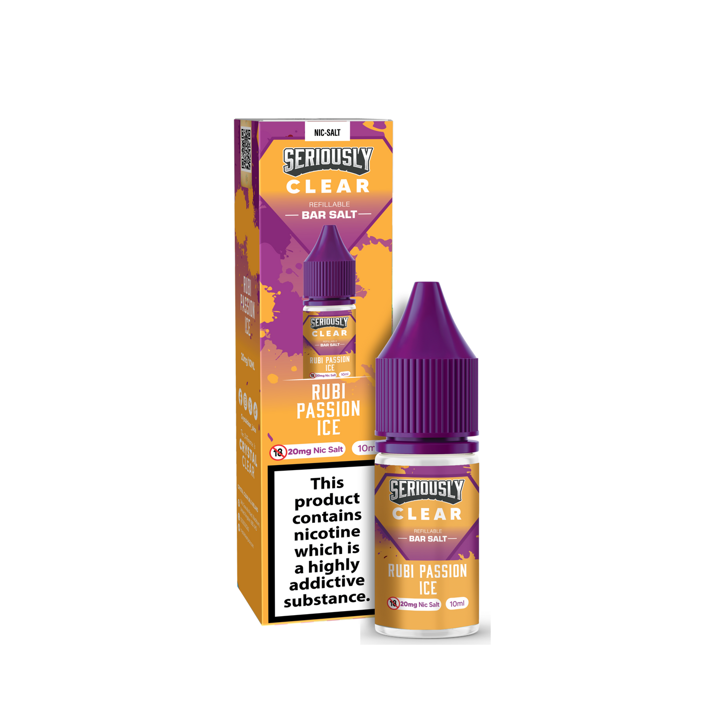 Seriously Clear 10ml Nic Salt (50VG/50PG) 10mg